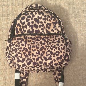 No Boundaries Leopard Print mini Backpack in Brown and Tan